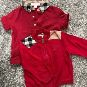 Burberry baby shirts